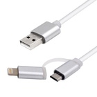 Дата кабель USB 2.0 AM to Micro 5P&Lightning 1.0m Vinga (USBAMMICRO&Lightning-1.0) U0218012