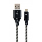 Дата кабель USB 2.0 Micro 5P to AM Cablexpert (CC-USB2B-AMmBM-1M-BW) U0377870