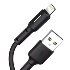 Дата кабель USB 2.0 AM to Lightning 1.0m 3A black XO (NB112-i-BK) U1093076