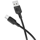 Дата кабель USB 2.0 AM to USB-C 3.0m silicone BX113 black BOROFONE (6941991115554) U1144469