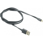 Дата кабель USB 2.0 AM to Lightning 1.0m MFI flat Dark gray CANYON (CNS-MFIC2DG) U0418080