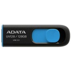 USB флеш накопитель A-DATA 128GB UV128 Black/Blue USB 3.1 (AUV128-128G-RBE) U0278195