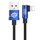 Дата кабель USB 2.0 AM to Lightning 1.0m 2A MVP Elbow Blue Baseus (CALMVP-03) U0957909