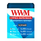 Стрічка до принтерів 8мм х 7м STD к. Black WWM (R8.7S) U1064480