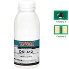 Тонер OKI B412/432/MB462 250г Black + chip WWM (TC-B412-WWM) U0492439