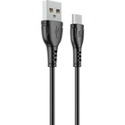 Дата кабель USB 2.0 AM to Micro 5P 1.0m PVC black Wibrand (WI.DC/BO1B-UM) U1199703