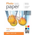 Бумага ColorWay LT 180г/м, glossy, 20sh, OEM (PG180020LT_OEM) U0640391