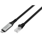 Дата кабель USB-C to RJ45 Ethernet 2.0m CAT6A S/FTP 1Gbps LSZH Digitus (AK-300601-020-S) U1088043