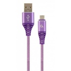 Дата кабель USB 2.0 Micro 5P to AM Cablexpert (CC-USB2B-AMmBM-1M-PW) U0377872