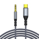 Кабель мультимедійний USB-C to 3.5mm M 1.2m gray ColorWay (CW-CBPDJ071-G) U1101693