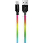 Дата кабель USB 2.0 AM to Micro 5P 1.0m multicolor ColorWay (CW-CBUM017-MC) U0446712