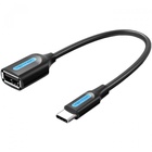 Перехідник OTG USB 2.0 AF to USB-C 0.15m black VENTION (CCSBB) U1137071