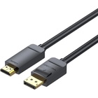 Кабель мультимедійний DisplayPort M to HDMI M 2.0m 4K black Vention (HAGBH) U1125586
