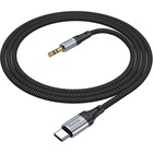 Кабель мультимедійний USB-C to 3.5mm M 1.0m Black HOCO (6942007608824) U1062447