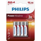 Батарейка PHILIPS AAA LR03 Power Alkaline * 4 (LR03P4B/10) U0380368