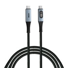 Дата кабель USB-C to USB-C 1.2m with display 100W black Verbatim (31848) U1072322