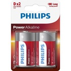 Батарейка PHILIPS D LR20 Power Alkaline * 2 (LR20P2B/10) U0380370