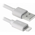 Дата кабель USB 2.0 AM to Lightning 1.0m white REAL-EL (EL123500033) U0358975