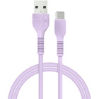 Дата кабель USB 2.0 AM to Type-C 1.2m AL-CBCOLOR-T1BK Purple ACCLAB (1283126518270) U0808136