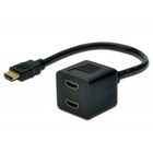 Кабель мультимедийный HDMI F to 2xHDMI M DIGITUS (AK-330400-002-S) U0106817