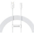 Дата кабель USB 2.0 AM to USB-C 2.0m Superior Fast Charging 60W white Baseus (CAYS001002) U1064248