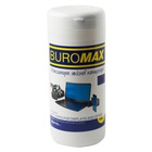 Серветки Buromax Wet wipes for DISPLAYS and OPTICS 100pcs, tube (BM.0800) U1085043