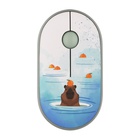 Мишка 2E MF300 CAPYBARATANGERINE Silent Wireless/Bluetooth Green (2E-MF300WCAPIBARAGN) U1011014