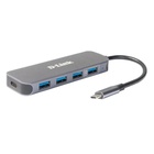 Концентратор D-Link DUB-2340 3xUSB3.0 1xUSB3.0 1xUSB (DUB-2340) U1055452