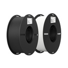 Пластик для 3D-принтера Creality PLA 2x1кг, 1.75мм, white+black (3301010337) U1014179