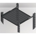 Полка 19" 1U глуб. 350-440мм, RAL 9005 MIRSAN (MR.HRM1U35.01) U0433454