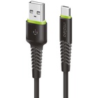 Дата кабель USB 2.0 AM to Type-C 2.0m CBFLEXT2 Black Intaleo (1283126521423) U0808137