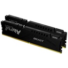 Модуль пам'яті для комп'ютера DDR5 64GB (2x32GB) 5200 MHz Beast Black Kingston Fury (ex.HyperX) (KF552C40BB2K2-64) U1095895