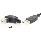 Кабель для принтера USB 2.0 AM/BM 1.0m 90 left Value (S0671) U0763926