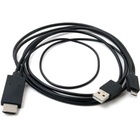 Переходник MHL, microUSB (5pin) M, USB M-HDMI AM (1.8m) EXTRADIGITAL (KBV1683) U0424692