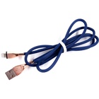 Дата кабель USB 2.0 AM to Lightning 1.0m blue Dengos (NTK-L-SET-DBLUE) U0872106
