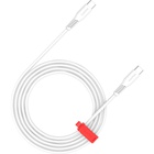 Дата кабель USB-C to USB-C 1.2m CC100SC 100W White Canyon (CNS-CC100SC12W) U1008380
