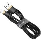 Дата кабель USB 2.0 AM to Lightning 3.0m 2.0A gold-black Baseus (CALKLF-RV1) U0578156