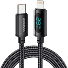 Дата кабель USB-C to Lightning 1.0m 29W LED black Essager (EXCTL-XY01-P) U1106666