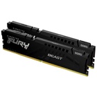 Модуль памяти для компьютера DDR5 32GB (2x16GB) 5600 MHz Beast AM5 Black Kingston Fury (ex.HyperX) (KF556C36BBEK2-32) U0700275