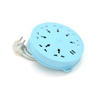 Мережевий фільтр живлення Voltronic QiaoLian YT-20, 7 роз, 2 USB, 2м, Blue (QiaoLian YT-20) U1195545
