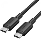 Дата кабель USB-C to USB-C 1.0m 60W black VENTION (TRCBF) U1137353