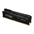 Модуль памяти для компьютера DDR4 16GB (2x8GB) 3600 MHz Fury Beast Black HyperX (Kingston Fury) (KF436C17BBK2/16) U0559418