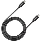 Дата кабель USB-C to USB-C 1.0m UC-44 5A 240W(ERP) E-MARK, black Canyon (CNS-USBC44B) U0780064