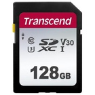 Карта памяти Transcend 128GB SDXC class 10 UHS-I U3 V30 (TS128GSDC300S) U0309094