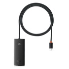 Концентратор Baseus USB-C to 4xUSB 3.0 1.0m black (WKQX030401) U1107134