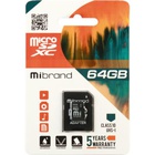 Карта памяти Mibrand 64GB microSDXC class 10 UHS-I (MICDXU1/64GB-A) U0507796
