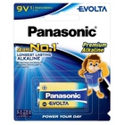 Батарейка Крона Evolta лужна (6LR61/6LF22/MN1604/MX1604), 1pcs Blister Panasonic (6LR61EG/1B) U1204035