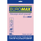 Папір Buromax А4, 80g, PASTEL pink, 20sh, EUROMAX (BM.2721220E-10) U0411864