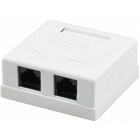 Розетка сетевая RJ45x2 UTP, 8P8C, cat.5e Ritar (00200) U0427798