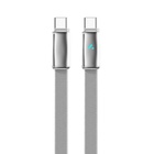 Дата кабель USB-C to USB-C 1.0m 5A 100W ultra-thin gray ColorWay (CW-CBPDCC100-GR) U1170576